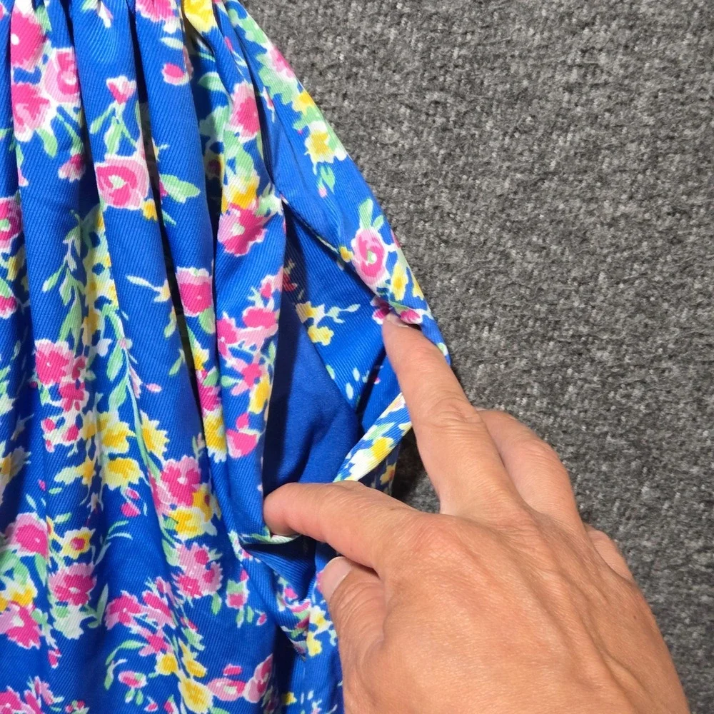 Girls Ralph lauren Polo Dress Size 12 Floral Sleeveless Sunday Dress